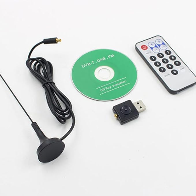 DVB-T TV Tuner Receiver Digital USB TV FM+DAB DVB-T RTL2832U+R820T Support SDR ADS-B DVB-T HDTV TV Stick Receiver
