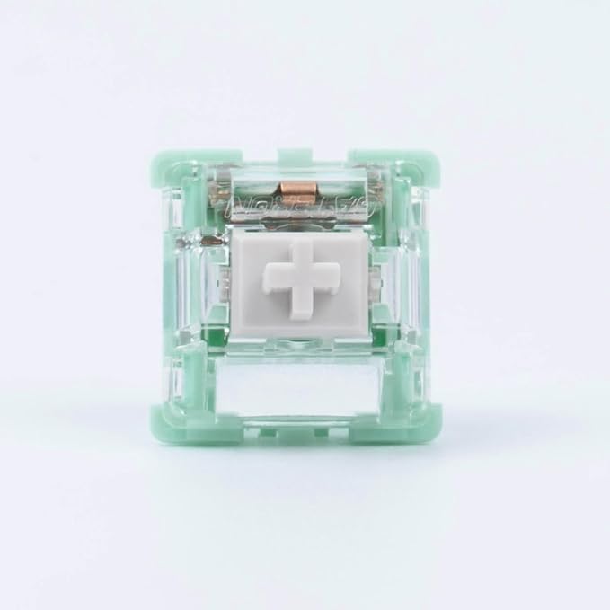 Gateron Jade 3.0 White Switches for Mechanical Gaming Keyboard3-Pin 38gf Linear/Pre Lubed Double-Stage Spring Switch（White90pcs）