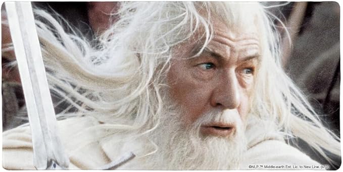 The Lord of The Rings Gandalf The White Character Large Gaming Mouse Pad Desk Mat with Stitched Edges Non-Slip Base for Gamer Home and Office 31.5 x 15.7