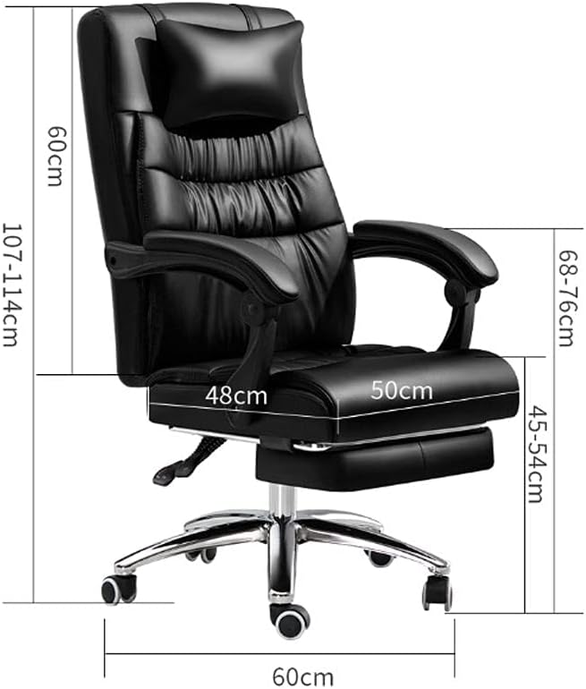 Chair Ergonomic Computer Gaming Chairs Cowhide Massage Chair Adjustable Recliner with Footrest