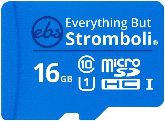 Everything But Stromboli 16GB Micro SD Memory Card w/Adapter (Bulk 3 Pack) Class 10 U1 UHS-1 TF MicroSDHC Card for Compatible Dash Cam Phone Action Cameras Security Cam Switch Digital Camera