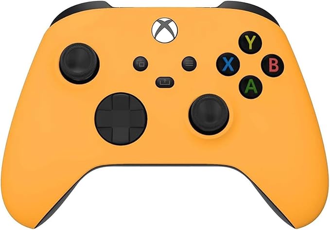 Custom Controllerzz Wireless Controller for Microsoft Xbox Series X/S &amp Xbox One - Soft Touch Feel - Custom Xbox Series X/S Controller (X/S Yellow)