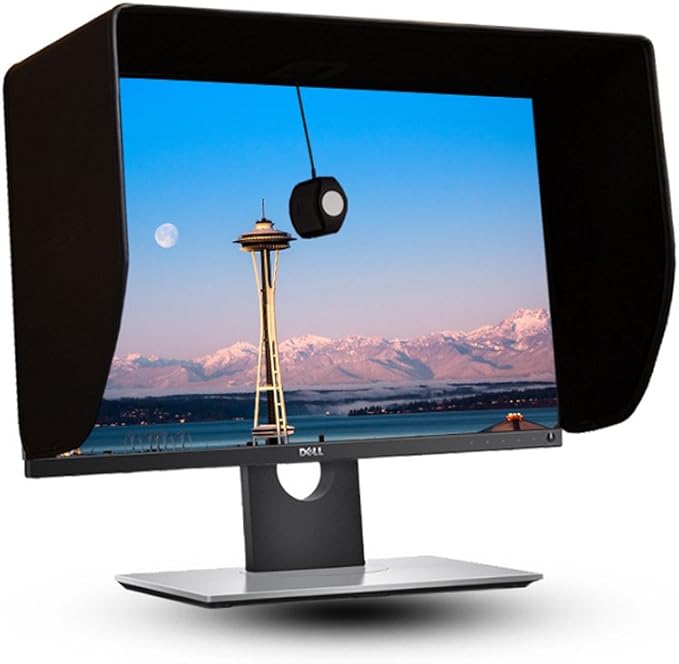 iLooker-25P 25&amp24 inch Thick Frame LCD LED Video Monitor Hood Sunshade Sunhood for Dell HP Viewsonic Philips Samsung LG EIZO NEC ASUS ACER BENQ AOC Lenovo iMac Fits Monitor Frame Width 565-580mm