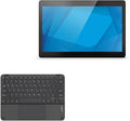BoxWave Keyboard Compatible with Elo 15-inch I-Series 4 - SlimKeys Bluetooth Keyboard with Trackpad Portable Slim TouchPad - Jet Black