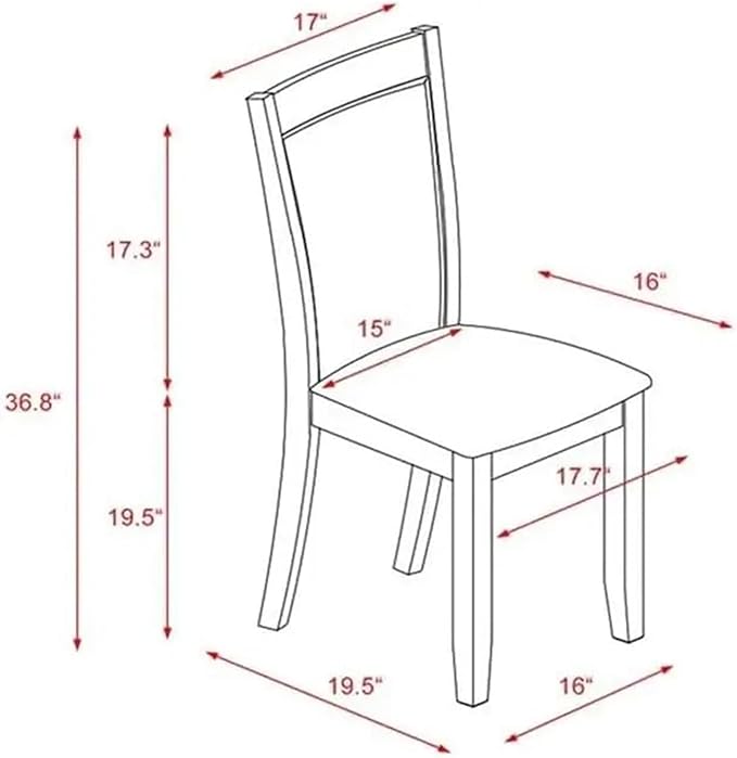 Adjustable Office Computer Chair with Armrest 1pcs Linen Fabric Padded Solid Wood Back Dining Chairs Wirebrushed Black