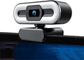 GIZNXBA Webcam with Microphone &amp Three-Level Light USB Computer Camera Plug &amp Play with Auto Light Correction Privacy Cover for PC/Laptop Video Calls Streaming &amp Online Meetings(2K)