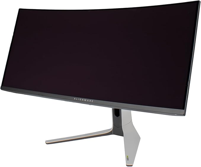 Alienware AW3423DW 34.2” Curved QD-OLED PC Gaming Monitor 3440x1440 Ultrawide 175Hz 0.1ms G-Sync Ultimate HDR True Black 400 99.3% DCI-P3 USB Hub Lunar Light Bundle