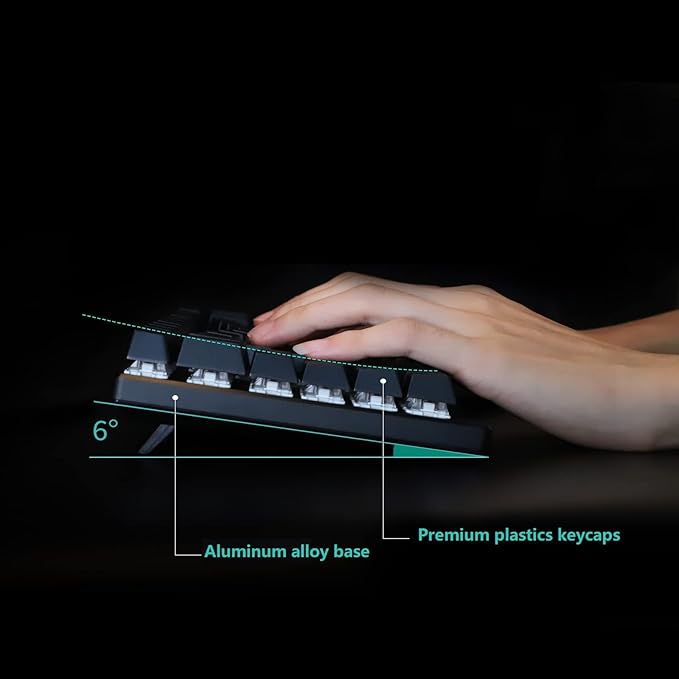 Maketheone Ergonomic Mechanical Gaming Keyboard X-Bows Butterfly Layout Mech Keebs USB-C Wired 80% Ergo KB with 86 Keys White Backlit for Desktop Computer PC (Lite Gateron Black Switches)