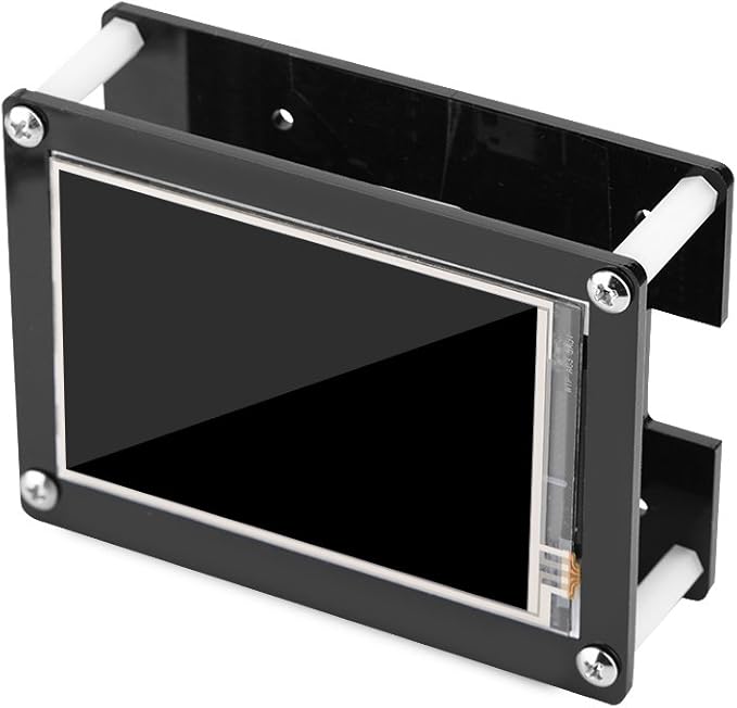 3.5 inch LCD Screen for Raspberry 60fps 3.5 inch LCD Display for Raspberry with Black Acrylic Case 320x480~1920x1080 Adjustable Resolution