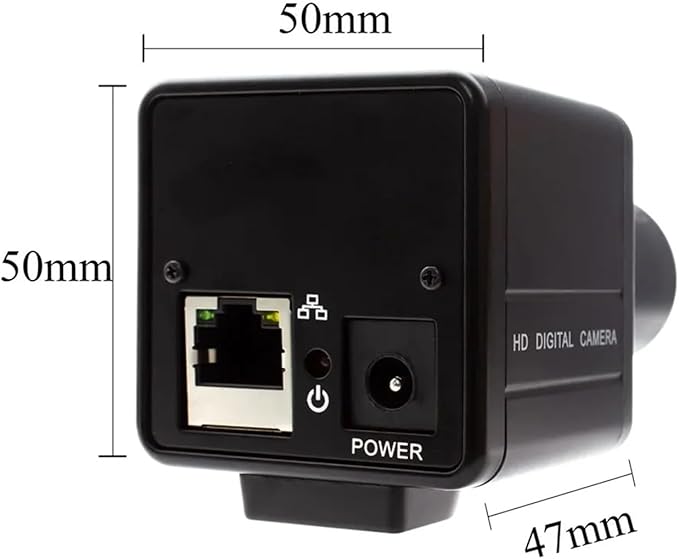 3MP Industrial Camera with 50mm 60mm 100mm 1 CS Mount Manual Iris Lens for Home Surveillance Live Streaming Webcam