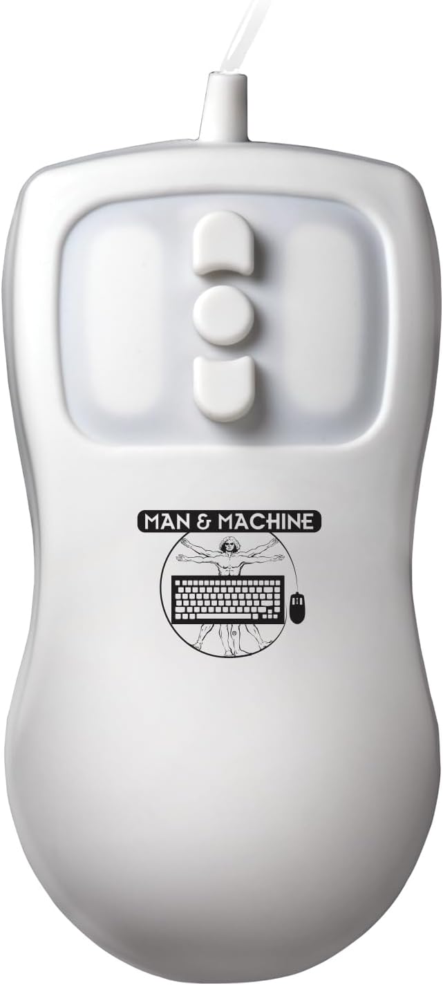 Man &amp Machine Petite Mouse Sealed Waterproof - White