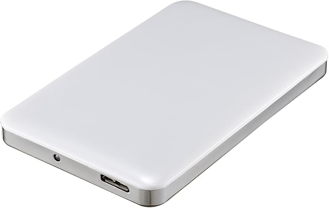 U3 2.5 inch USB 3.0 FAT32 Portable External Hard Drive - White (400GB)