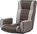 Aimeryup Armrest Legless Chair Metal Foldable Adjustable Height Fabric Cushion Lazy Living Room Hotel 64X48X63CM(Size:64X48X63CMColor:A)