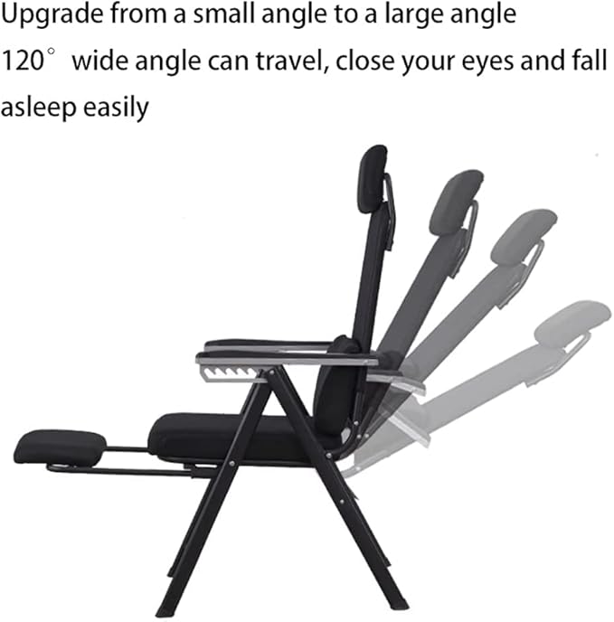 Portable Folding Chair Office Computer Chair Backrest Break Gaming Chair Reclining Home Boss Chair Ergonomic Chair