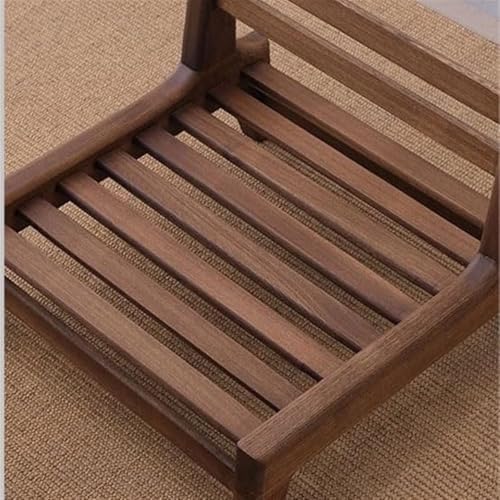 BTZHY Floor Chair Tatami Chair Japanese Bed Indoor Chair Wooden Living Room Furniture Space Saving Living Room Chair Tea Room Chairs Portable Low Chair Meditation Chair (Style 2)