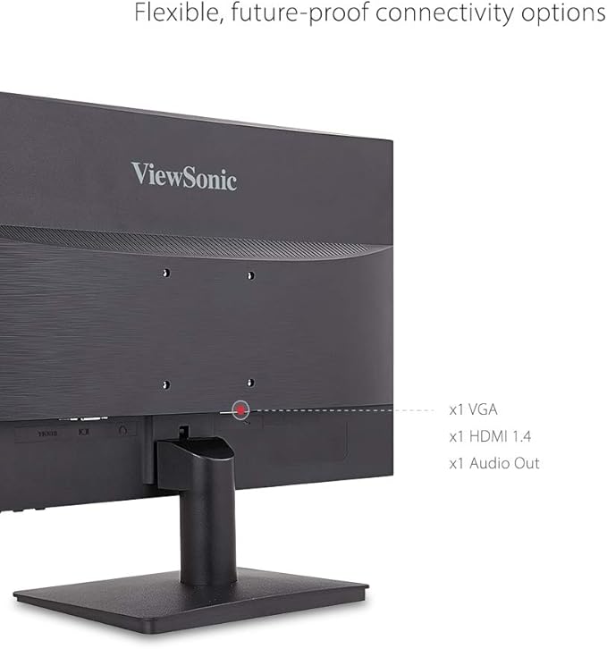 ViewSonic VA1903H 19-Inch WXGA 1366x768p 16:9 Widescreen Monitor with Enhanced View Comfort Custom ViewModes and HDMI for Home and Office
