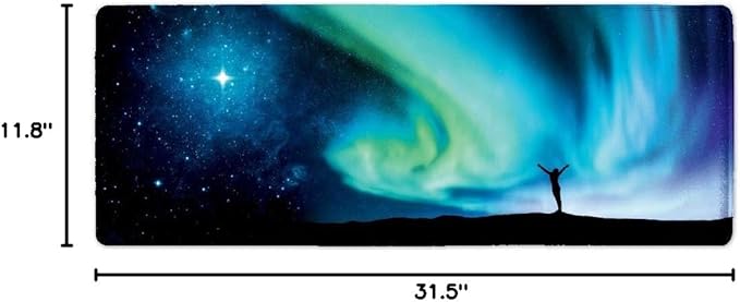 Personalized Mouse Pad – Gaming 11.8 x 31.5 inch Non-Slip Large Size Rubber Base Eco-Friendly Mat Desk Mousepad Keyboard Customized Photo Text Name Picture Gift