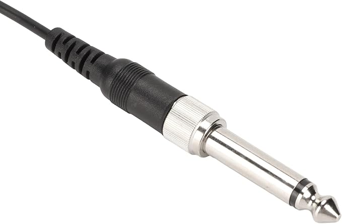 Headworn Microphone with Dynamic Transducer for HiFi Sound 5m Long Cable Earhook Microphone with 6.35mm Jack for Karaoke Systems Lecturers and Presenters