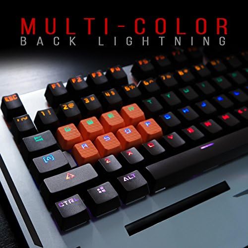 Bloody Gaming B740 Wired Optical Gaming Keyboard with Ergonomic Wrist Rest – Quiet &amp Satisfying Switch Keyboard - LED Backlit Illuminated Keys – Water/Splash Resistant - [Black Switches – LK Gen 1