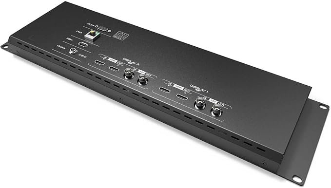 LILLIPUT Dual Rackmount Monito 7 RM-7029S 3-RU Rackmount Monitor with 3G-SDI /HDMI 2.0 Scope view support up to 1080p 60Hz SDI and 2160p 60Hz HDMI video