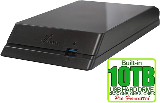 Avolusion HDDGear (HDDGU3-10TB-XBOX) 10TB USB 3.0 External Gaming Hard Drive (Xbox Pre-Formatted for Xbox ONE X) - 2 Year Warranty (Renewed)