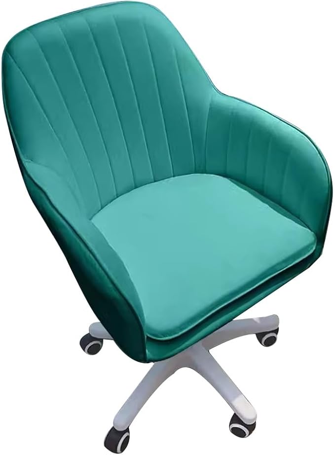 KITCISSL Video Game Chairs Desk Chair for Bedroom Accent Chairs Girls Dormitory Computer Chair Swivel Office Chair Gaming Chair Lift Makeup Chair for Living Room Home Office (Color : Green)