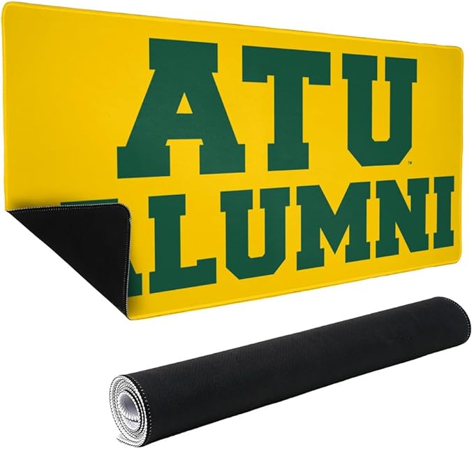 Arkansas Tech University Alumn Large Gaming Mouse Pad Desk Mat with Stitched Edges Non-Slip Base for Gamer Home and Office 31.5 x 15.7