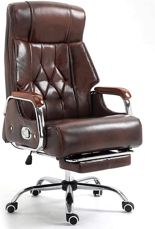 Office Chair Gaming Chair Computer Chair Boss Chair Office Executive Chairs Armchair with Footrest Computer Chair Ergonom (Color : Argento Size : Talla �nica)