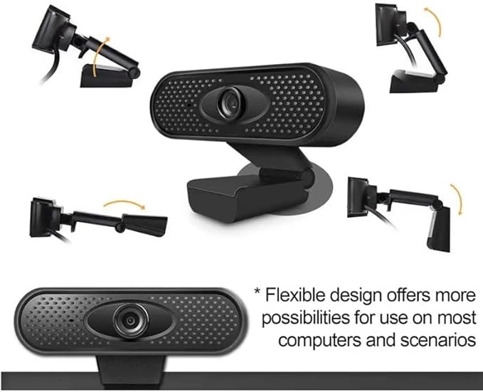 Webcam 1080P Full Web Camera with Built-in Microphone Plug Web Cam for PC Computer Laptop Desktop