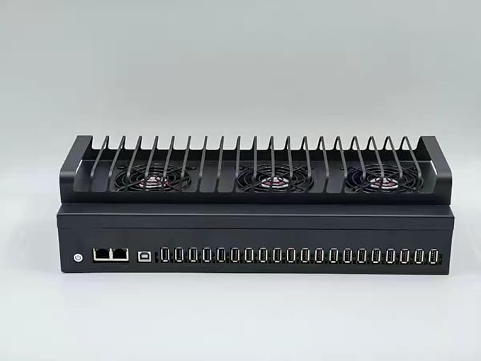 USB-C hub Phone Farm Box Server System Farming Machines Hub USB Setup Click Phones Farming 20-Port USB 3.0/30 hub