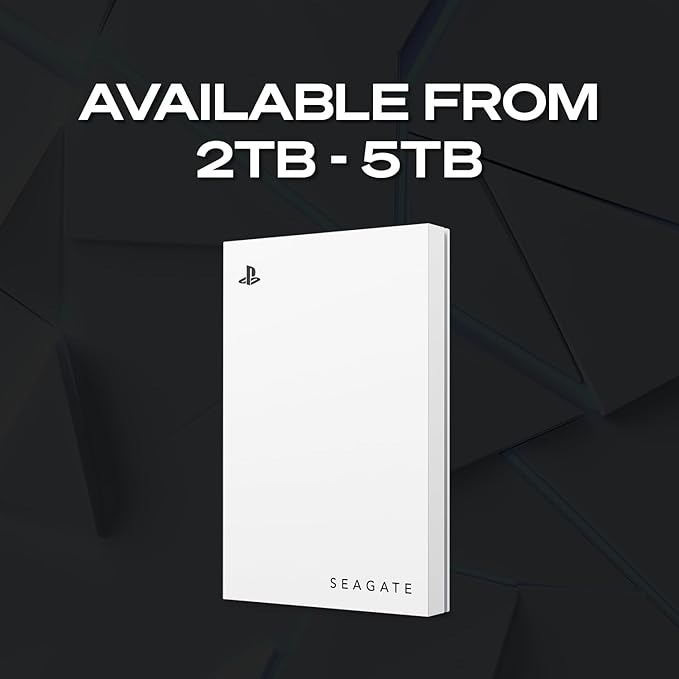 Seagate Game Drive for PlayStation® Consoles 2 TB External Hard Drive - USB 3.2 Gen 1 Officially-Licensed (STLV2000101)