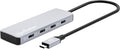 Manhattan 4-Port 10G USB-C Hub: SuperSpeed+ Connectivity for Laptops and More Compact and Travel-Ready Design - 181143