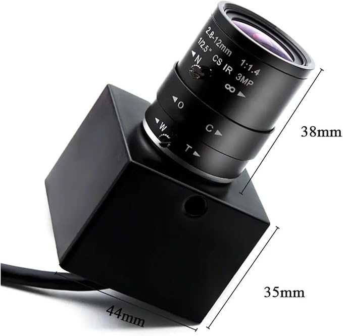 Mini 48V POE Camera Ultra HD 1080P 5 50mm 5 100mm Manual Varifocal Zoom CS Lens Industrial IP Network Security Camera