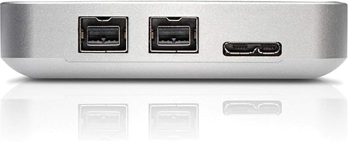 G-Technology G-DRIVE mobile 1TB Portable FireWire and USB 3.0 Drive for Time-Machine (Silver) (0G02391)