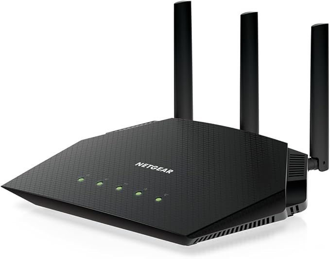 NETGEAR Nighthawk Wifi 6 Router (RAX36S) – 4-Stream Gigabit Router AX3000 Dual-Band Wireless Speed (Up To 3Gbps) | Covers Up To 2000 Sq. Ft. 25 Devices | Includes 1-Year Armor Internet Security