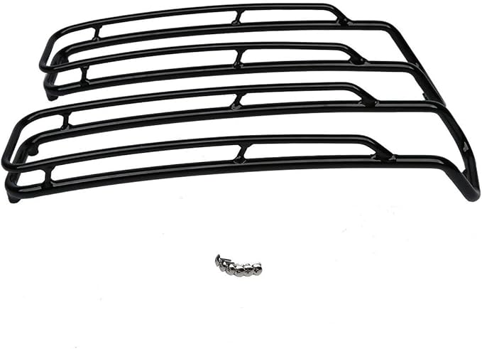 Black Top Hard Saddlebags Lids Rack Rail Guards Iron for Electra Glide for for Road King for for Super Glide for Tour Glide for Tri Glide