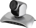 1080P HD Conference Camera USB Plug &amp Play 3X Zoom 360° Rotation with Remote Control Power Adapter for Video Meetings Training Teaching