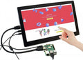 13.3inch HDMI LCD (H) V2 13.3 inch IPS 1920x1080 Capacitive Touch Screen Display Monitor LCD with Toughened Glass Panel Cover for Raspberry Pi Jetson Nano BB Black Raspbian Ubuntu