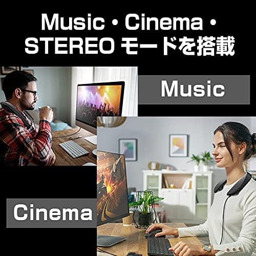 Panasonic SC-GN01 Gaming Neck Speaker Wired Developed with the Final Fantasy XIV Sound Teams Equipped with Sound Modes High Performance Dual Microphone