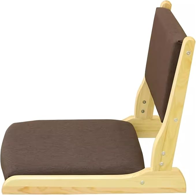 BTZHY Floor Chair Lazy Couch Tatami Chair Tatami Foldable Floor Chair Living Room Chair Floor Seat Home Bay Window Lazy Backrest Chair for Living Room BedroomBalconyD