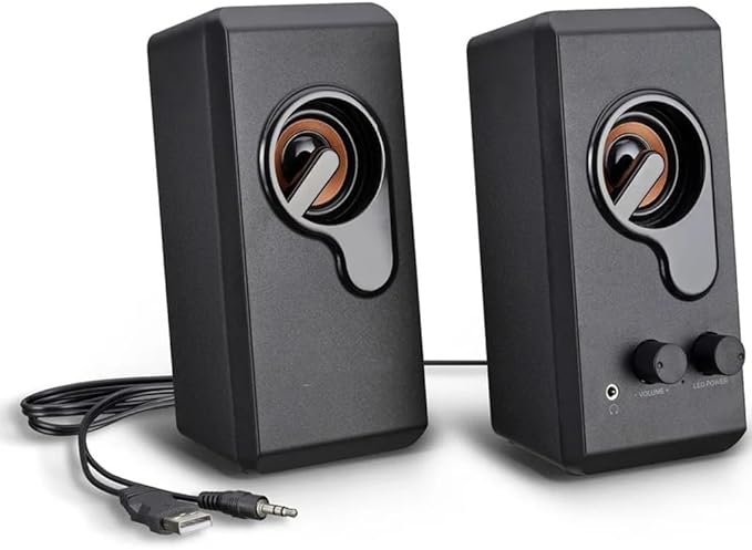 Multimedia Desktop 2.0 Small Speaker Laptop Mobile Phone Computer Stereo Outdoor Subwoofer Cable