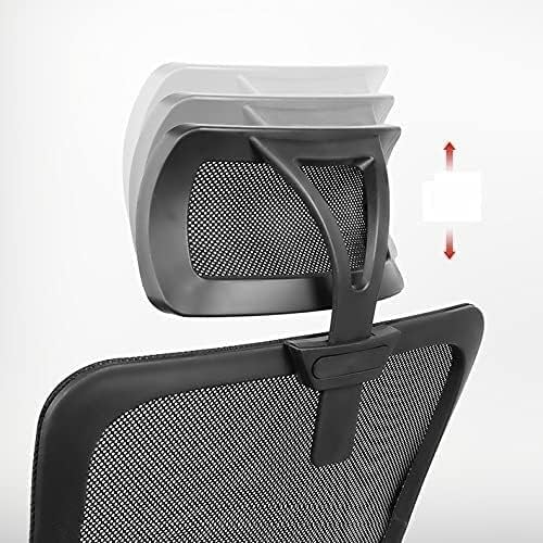 Gaming chair  Office Chair Gaming Chair Desk Chair Office Chair with Breathable Mesh Swivel Computer Recliner Chair Adjustable Arms Lumbar Support Ergonomic for Meeting Computer Chair Home Office Des