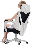 Office Chair Gaming Chair Computer Chair Home Reclining Office Chair Capacity Ergonomic Computer Mesh Recliner Executive Swivel Office Desk Chair Lumbar Support (Color : Svart)