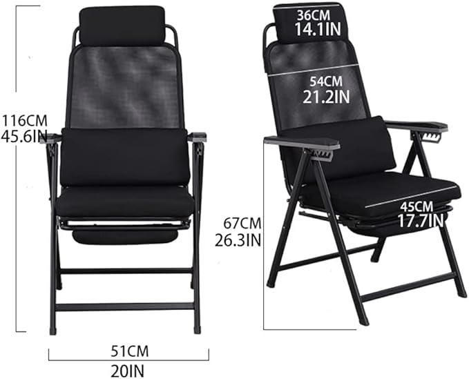 Portable Folding Chair Office Computer Chair Backrest Break Gaming Chair Reclining Home Boss Chair Ergonomic Chair