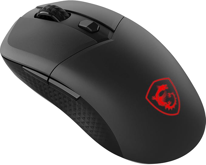 msi Versa 300 W Gaming Mouse 8000 DPI 30M+ Clicks Kailh Switch Optical Sensor Ergonomic Ambitextrous Hand Design RGB Light