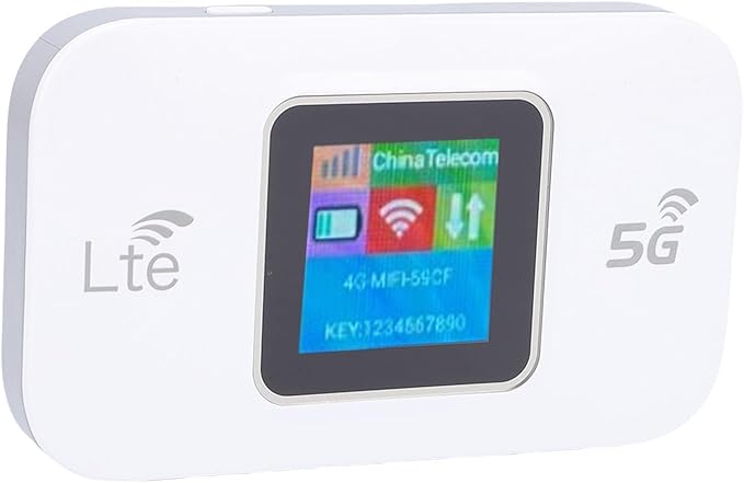 5G Mobile Hotspot 300Mbps High Speed USB LTE Portable WiFi Router for Travel Outdoor Battery Included for Multiple Devices