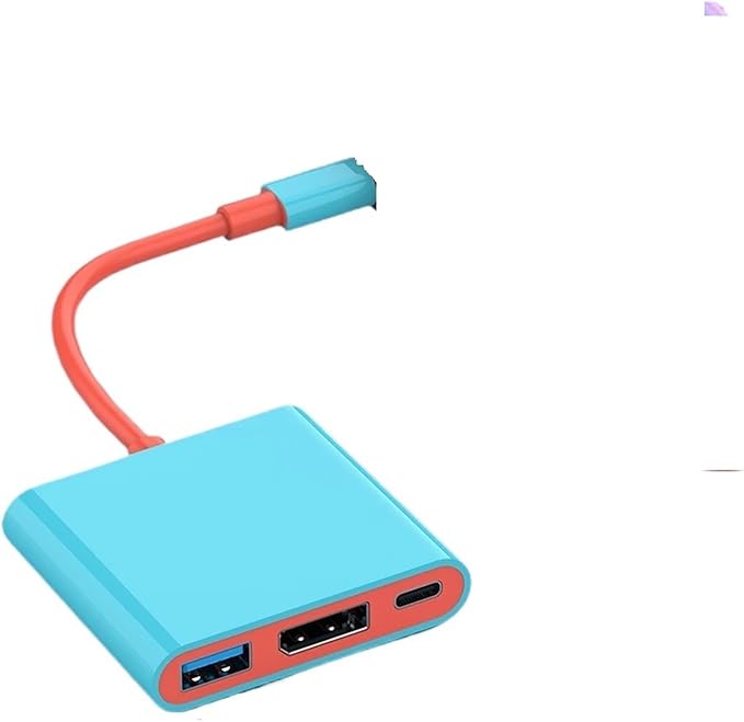 Switch USB C Dock 4K HDMI 100W PD 3-in-1 Hub for Gaming/Travel/MacBook Pro Adapter(Black)