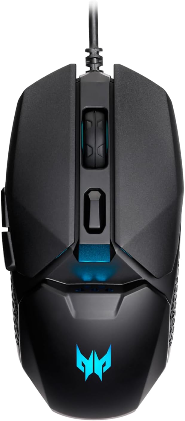 acer Predator Cestus 327 Gaming Mouse with 8000 DPI Sensor 20 Million Click Lifespan 6 Programmable Buttons USB Wired Ergonomic