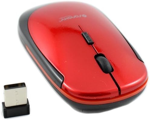 SANOXY 3X Pack Slim Mini USB 2.4G Wireless Optical Mouse with DPI Switch Computer Mice