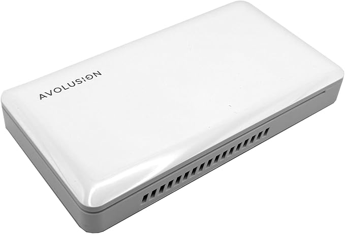 Avolusion M3 Series 2TB USB 3.0 Portable External Hard Drive - White (for Windows Mac OS Xbox PS)